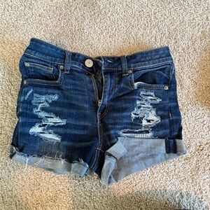 Denim Distressed Women's Shorts